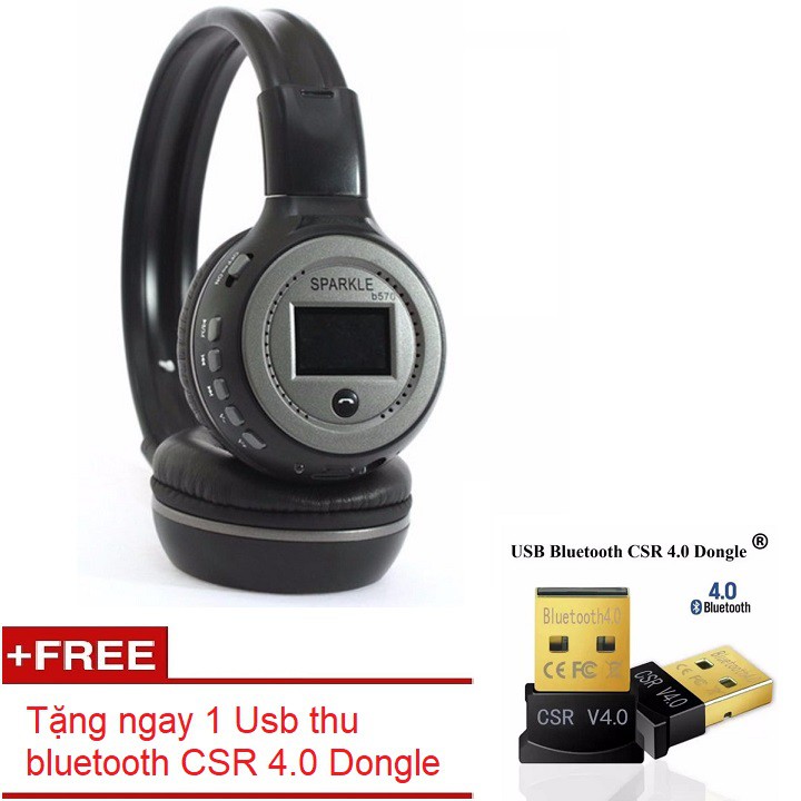 Tai nghe Bluetooth chụp tai Sparkle Zealot B570 cao cấp - Tai nghe không dây Zealot B570 - Headphone Over ear