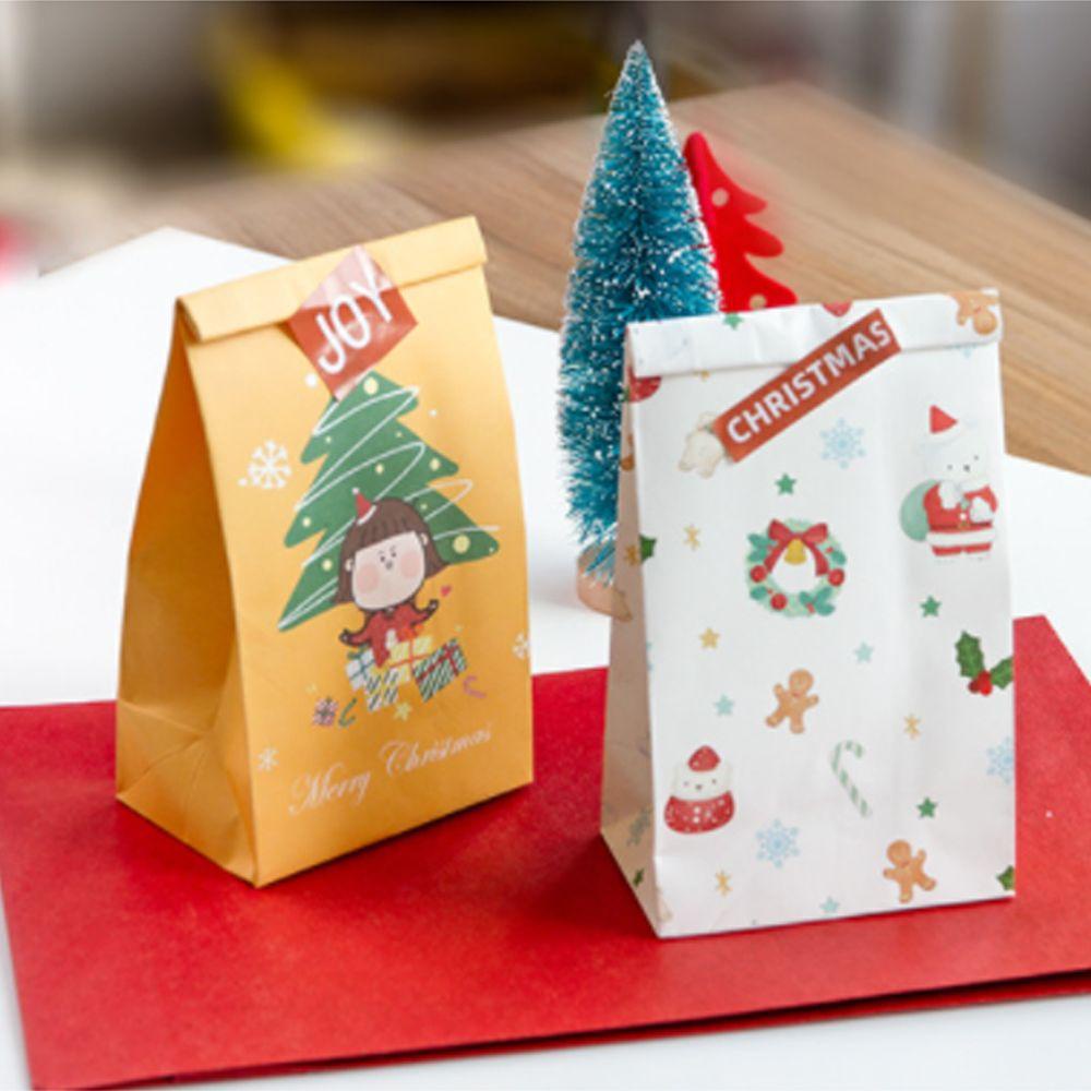 Set 6 Túi Đựng Bánh Quy Trang Trí Giáng Sinh