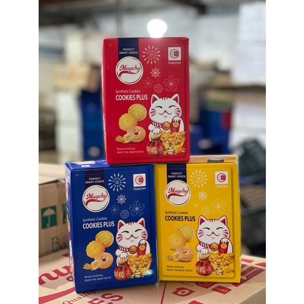 Bánh quy Maychy 280g mèo thần tài