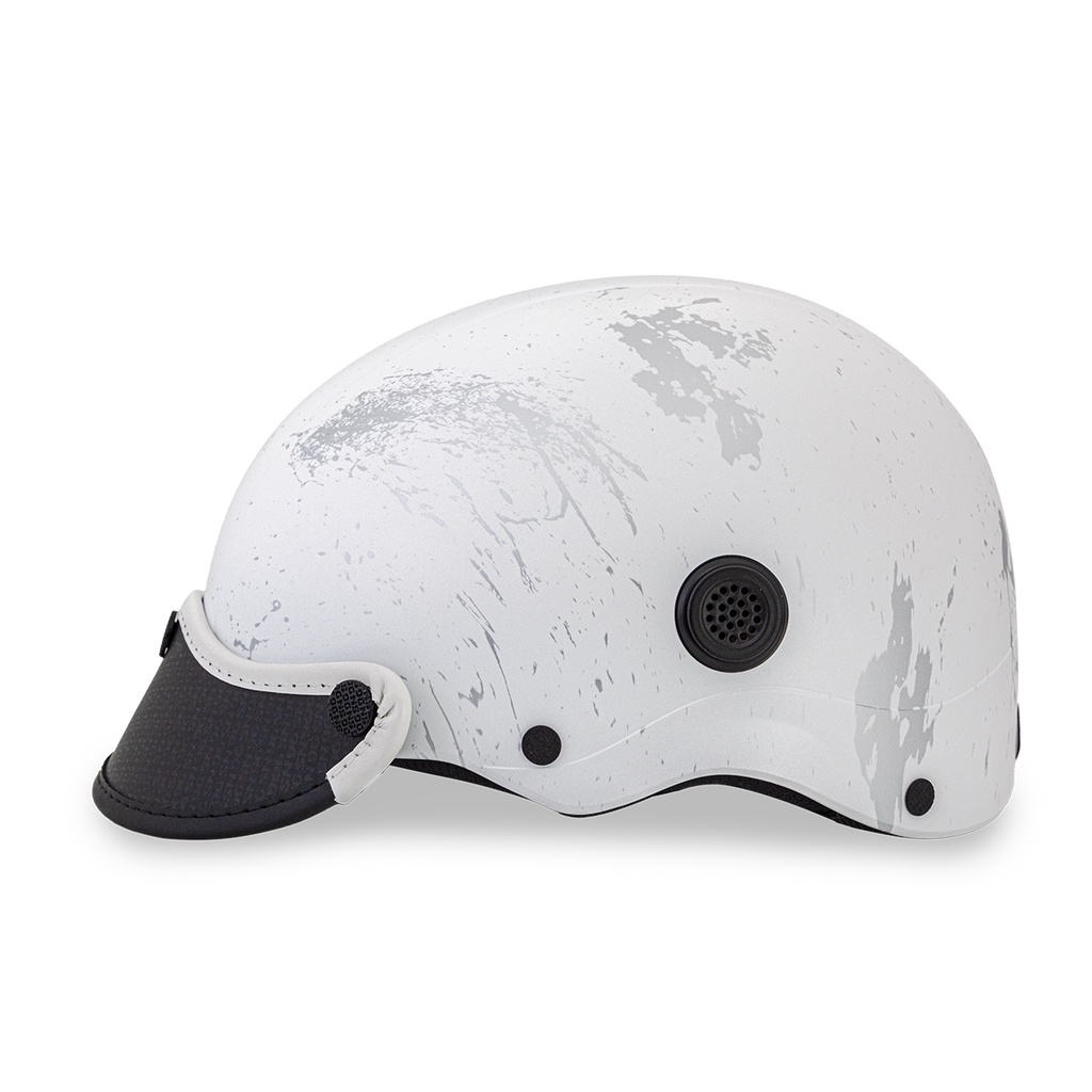 Mũ bảo hiểm nửa đầu lỗ thông gió hoa văn chính hãng NÓN SƠN MP-TR096