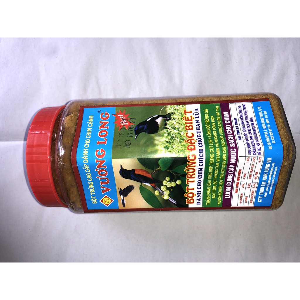 BỘT TRỨNG CHÒE LỬA VƯƠNG LONG 500G