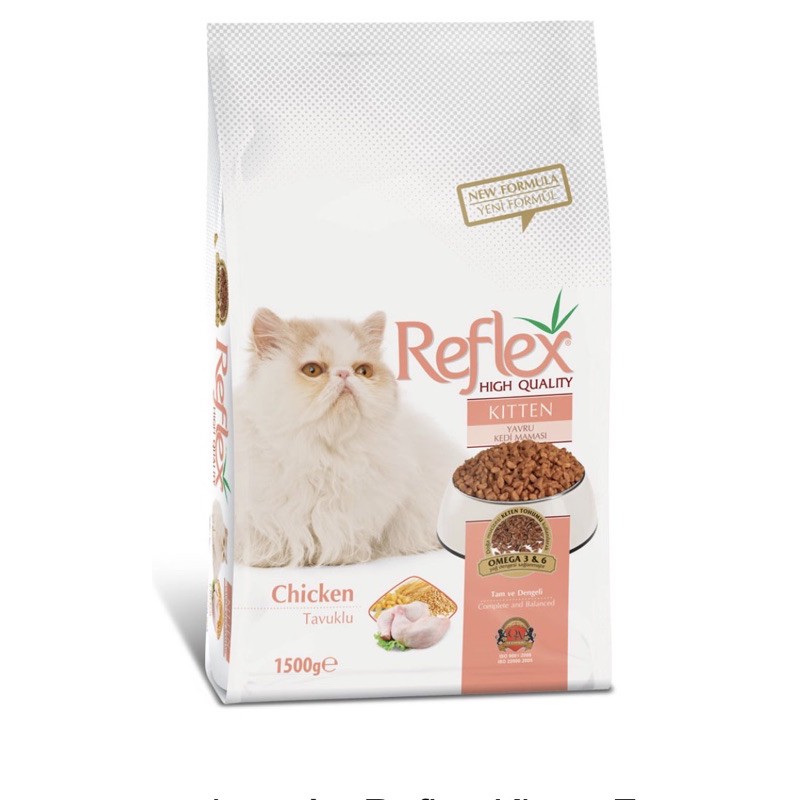Hạt khô châu Âu cho mèo con Reflex túi công ty 1.5kg