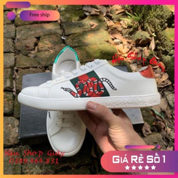 Giày 𝐆𝐮𝐜𝐜𝐢 𝐒ơ𝐧 𝐓ù𝐧𝐠 - Giày thể thao GG 3 vạch hàng đẹp cực chất đủ size giá rẻ hàng vip HSG | BigBuy360 - bigbuy360.vn