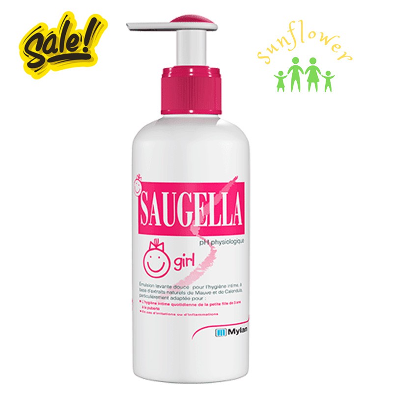 Dung dịch vệ sinh cho bé gái Saugela girl 200ml