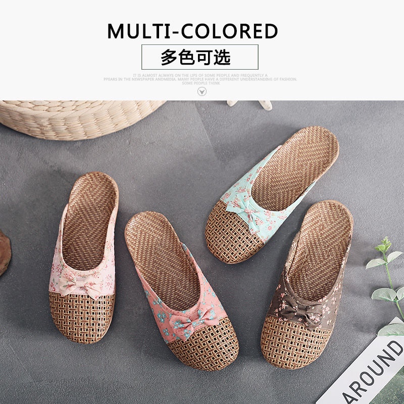 Dép Cói Đi Biển Chống Trượt Chân Tiện Dụng Thời Trang Hè Cho Nam Và Nữ Size 35-45