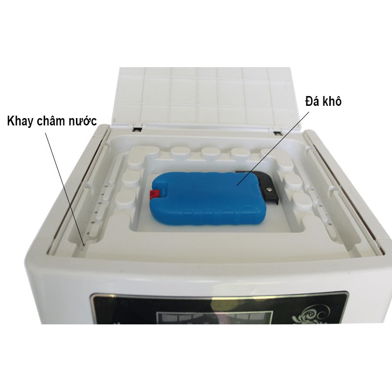 Hộp đá khô RAPIDO chính hãng, đá khô co2 dùng cho quạt điều hòa, trữ lạnh cho sữa, đồ uống