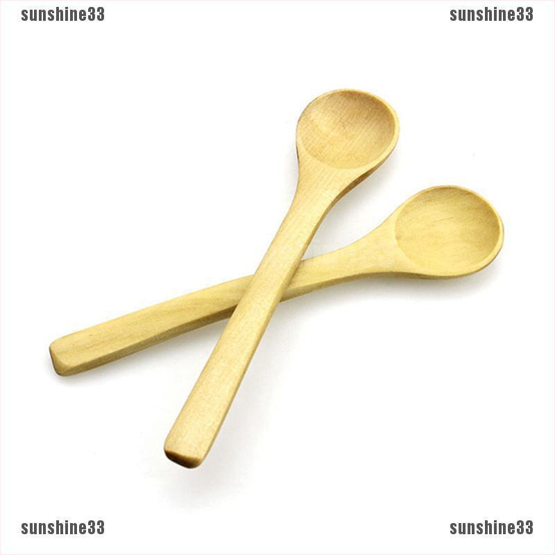 Set 6 muỗng gỗ tre sử dụng trong ăn uống