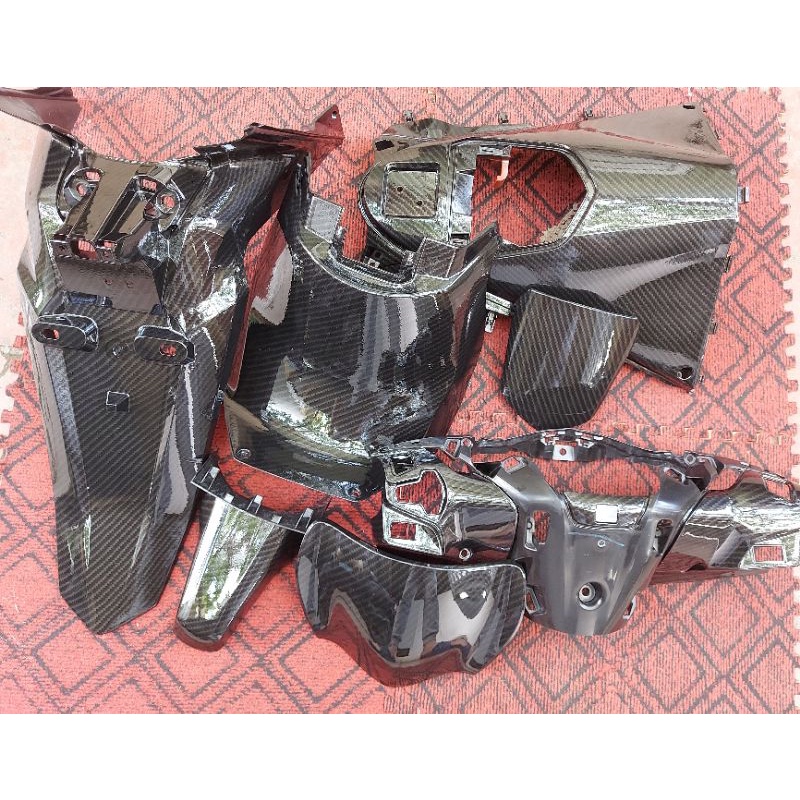 Combo nhựa nhám xe Honda SH 2020 sơn nhúng CARBON