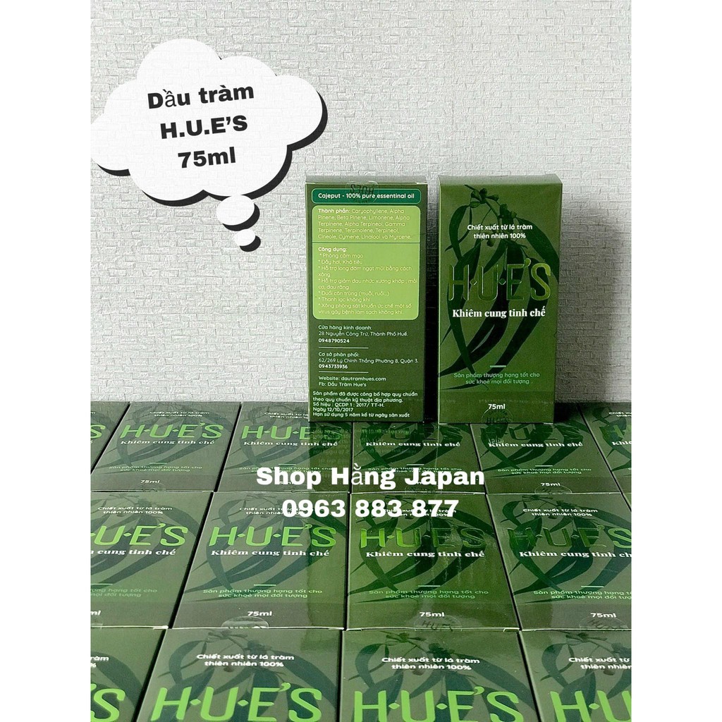 Tinh dầu tràm HUE'S  chai 30ml/75ml