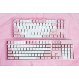 Bàn phím cơ dareu EK87- PINK -White Gaming - Hàng chính hãng Mới 100% Mai Hoàng