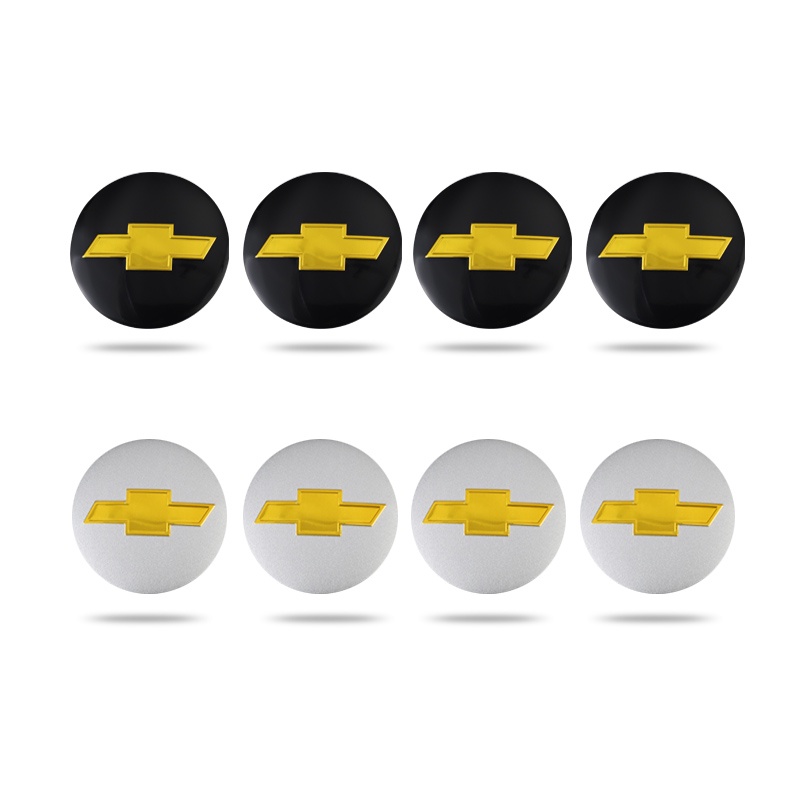 Bộ 4 Miếng Dán Trang Trí Trục Bánh Xe Ô Tô Chevrolet Trax Sonic Cruze Malibu Tahoe Impala Equinox Suburban Traverse