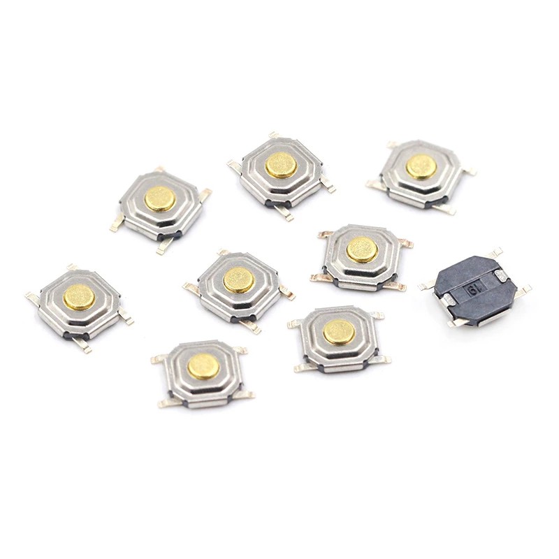 Set 10 Công Tắc Nút Bấm Smd 4x4 X 1.5mm 4x4 X 1.5mm ~ 7mm 4x4 X 1.5mm ~ 7mm 5.2mm X 5.2mm