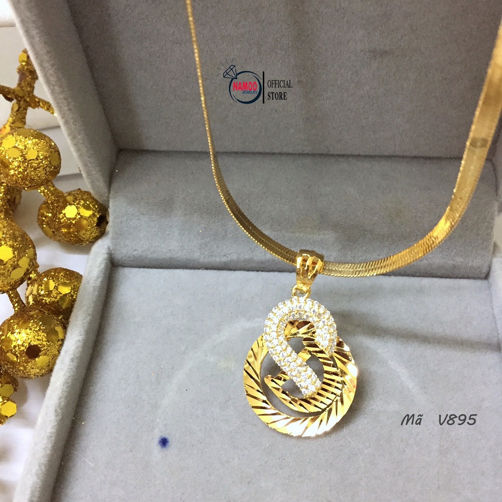 Dây Chuyền Nữ Mạ Vàng V895 Mặt Dây Lớn Nhiều Mẫu Dây