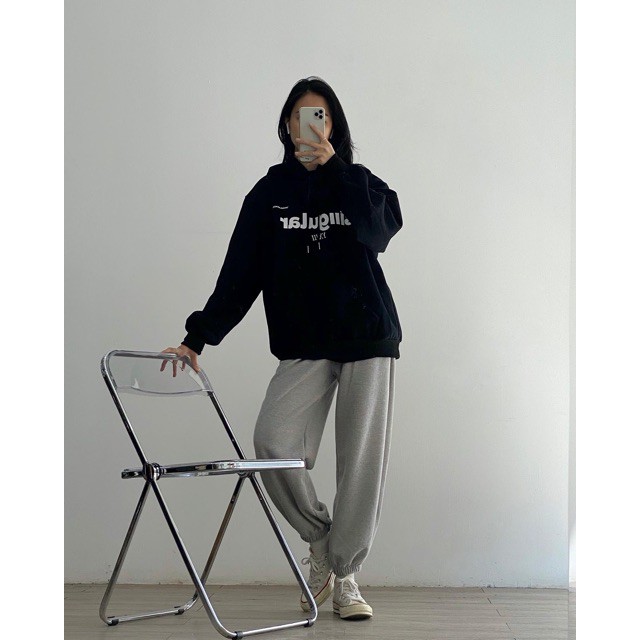 Áo hoodie chất nỉ SINGULA áo sweater form rộng Hàn Quốc_VIETSTAR | WebRaoVat - webraovat.net.vn