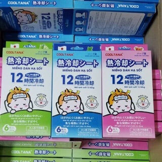 Hộp 6 miếng dán hạ sốt