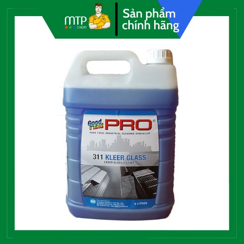 Nước lau kính Goodmaid Pro GMP 311 Kleer Glass, can 5 lít/ 20 lít