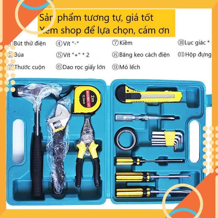 Bộ đồ nghề sửa chữa đa năng 16 món tiện lợi. Giá rẻ nhất thị Trường. Mỗi gia đình nên sở hữu một bộ thôi nào!