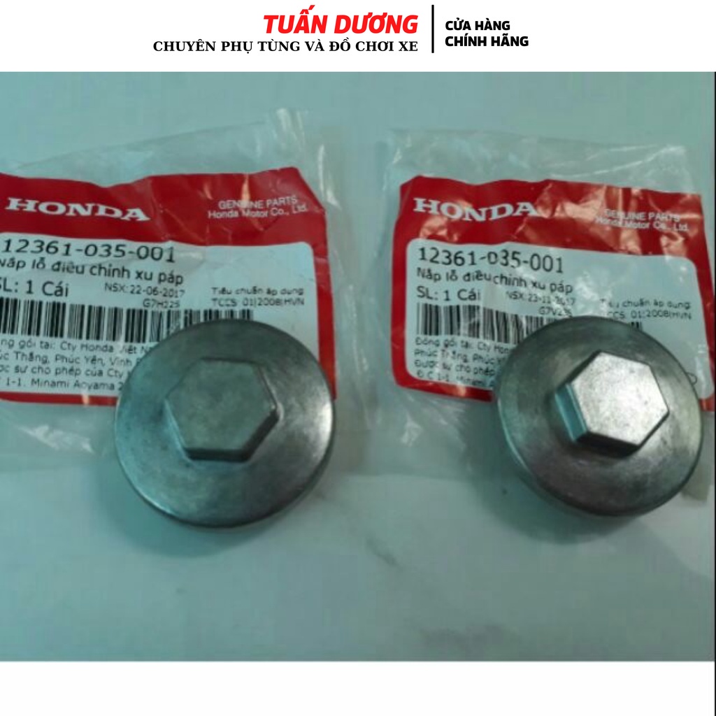Bộ 2 Ốc Chụp Xu Pap Chính Hãng Honda Lắp Cho Dream Và Wave Honda Các Loại -đẹp như zin 100%