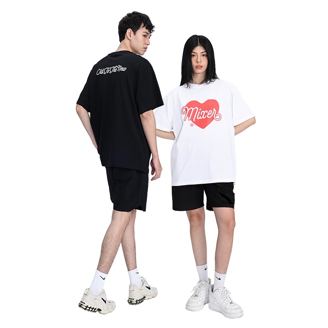 Áo mixer vải cotton khô 1358 dầy dặn in hình cao cấp