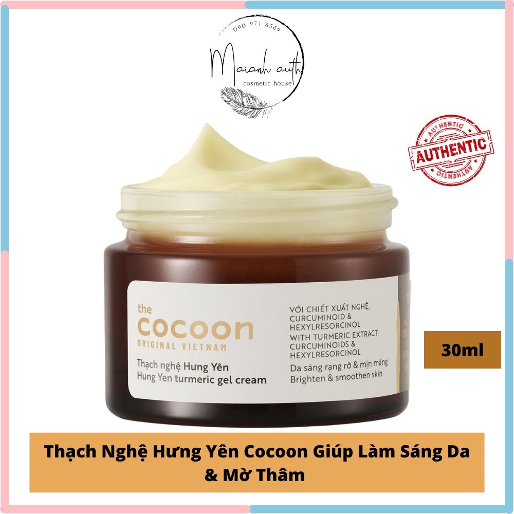 Thạch nghệ CoCoon Hưng Yên giúp làm sáng da và mờ thâm Cocoon 30ml