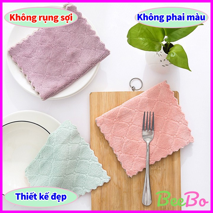 Khăn lau đa năng nhà bếp cao cấp 2 mặt thấm hút tốt nhanh khô size lớn