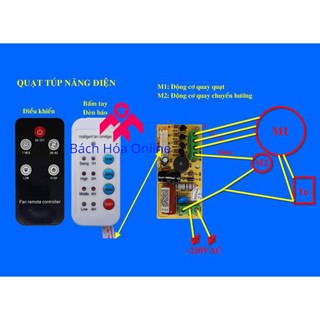 Vỉ mạch điều khiển quạt v2