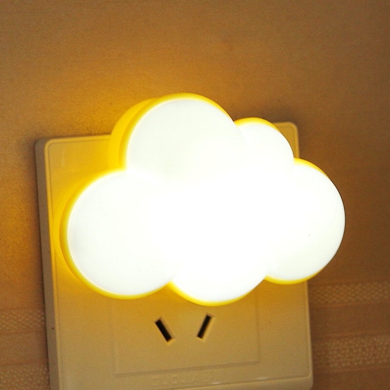 Đèn ngủ LED không dây cắm tường bảo vệ mắt tiết kiệm năng lượng.