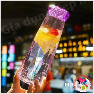 Bình nước màu trong suốt 420ml