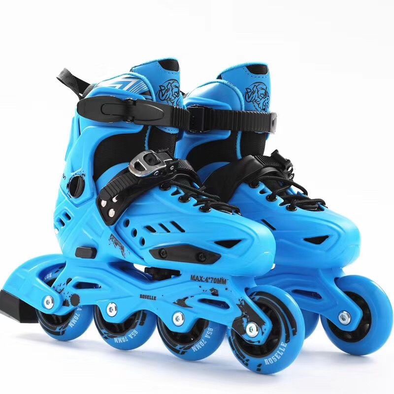 3-18 tuổi kích thước giày trượt patin trẻ em có thể điều chỉnh cho nam và nữ mới bắt đầu học khóa bánh xe