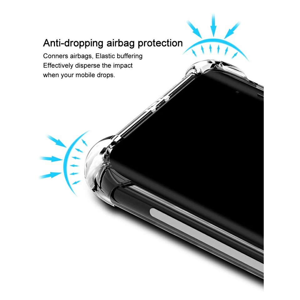 Ốp lưng LG G7 ThinQ / LG G8 ThinQ / LG Velvet dẻo trong chống sốc lồi 4 góc