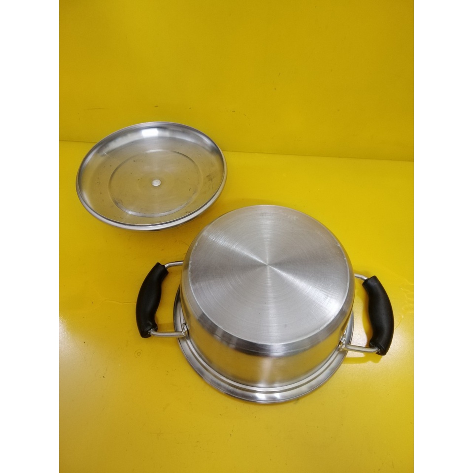 Nồi inox nội địa Nhật, size 22cm, cao 10cm (mã 788), Dùng được bếp từ