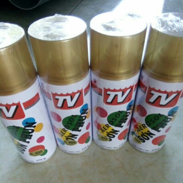 Sơn Phun A400 Màu Đồng