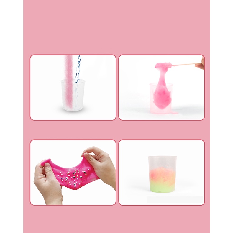 [Hàng sẵn Tp.HCM] Đồ chơi tự làm Slime DIY thủ công cho bé - Chất nhờn ma quái handmade vui nhộn.'