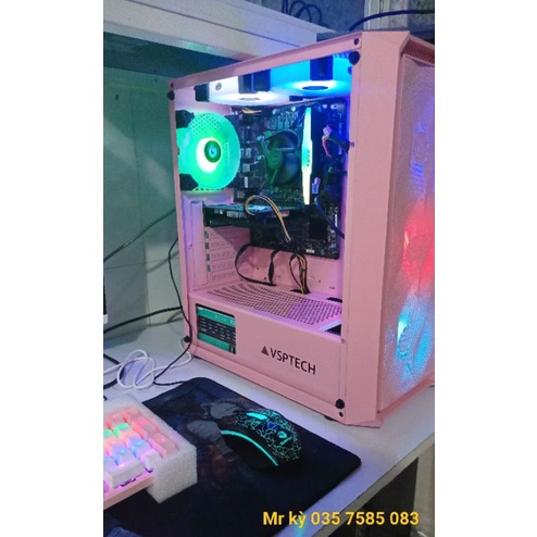Bộ PC Gaming Led H510/Ram 8G/CPU i3 hệ 10/ SSD 240G/VGA GTX 960 2G/ Màn hình 22in full viền / Bảo hành 12 tháng .
