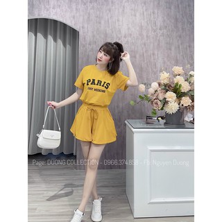 Đồ bộ mặc nhà cộc tay nữ, đồ bộ nữ mặc nhà cotton