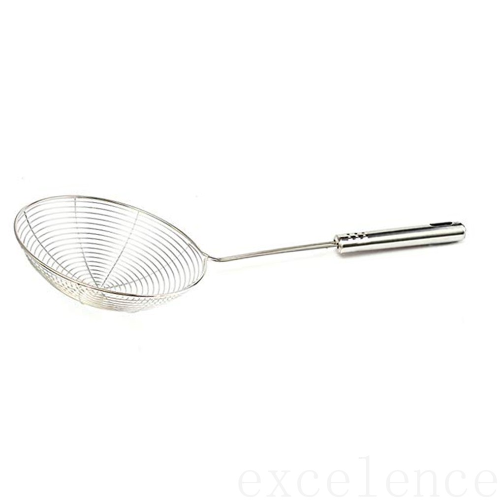 Muỗng rây bằng thép không gỉ tay cầm dài tiện dụng 16cm