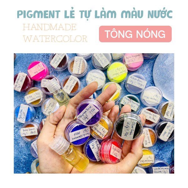 (Tông nóng) Pigment để làm màu hũ lẻ