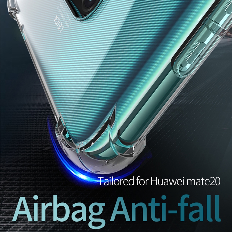 Casing Huawei Mate 30 20 P30 P20 Pro X Lite Shockproof Transparent Soft Silicone Phone Case