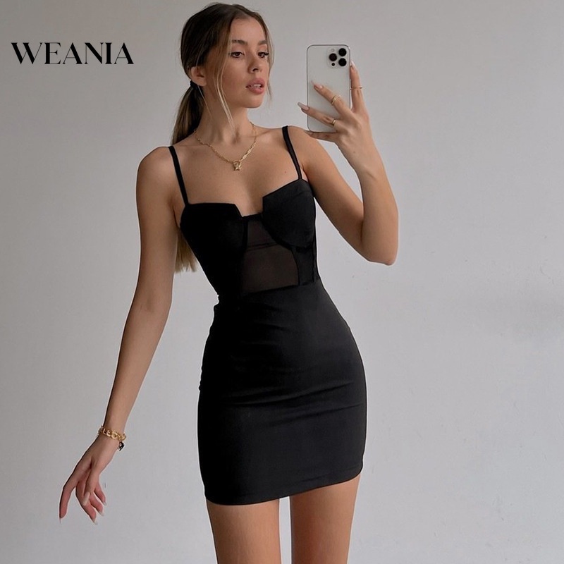 Đầm Ôm Phối Lưới Thiết Kế Quyến Rũ Cho Nữ