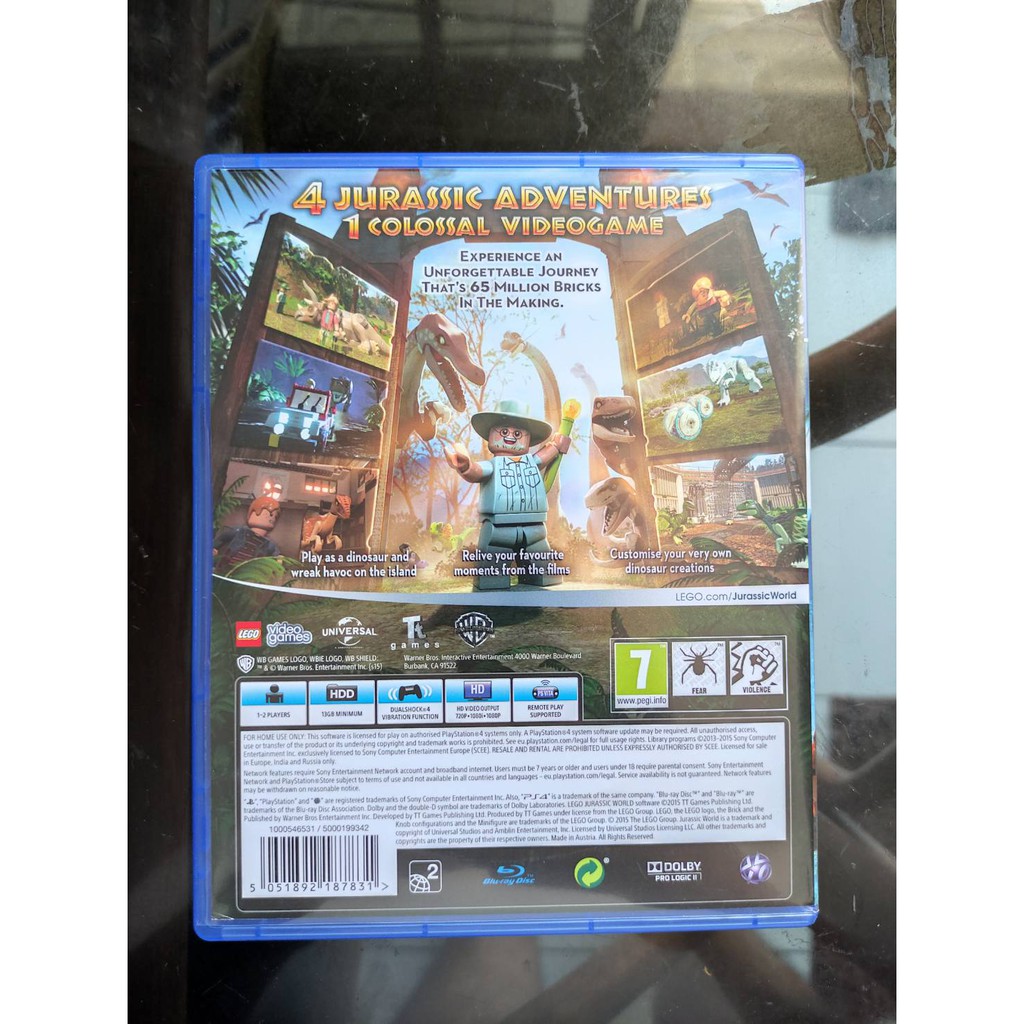 Máy chơi game PS4 Cassette - LEGO Jurassic Park World