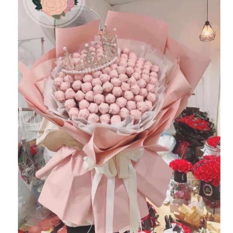 Bó hoa kẹo mút khổng lồ LOLLIPOP/ Sôcôla cao cấp Richer