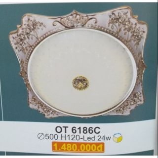 Đèn ốp trần ot 6186c
