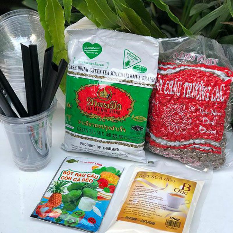 Set trà sữa pha sẵn