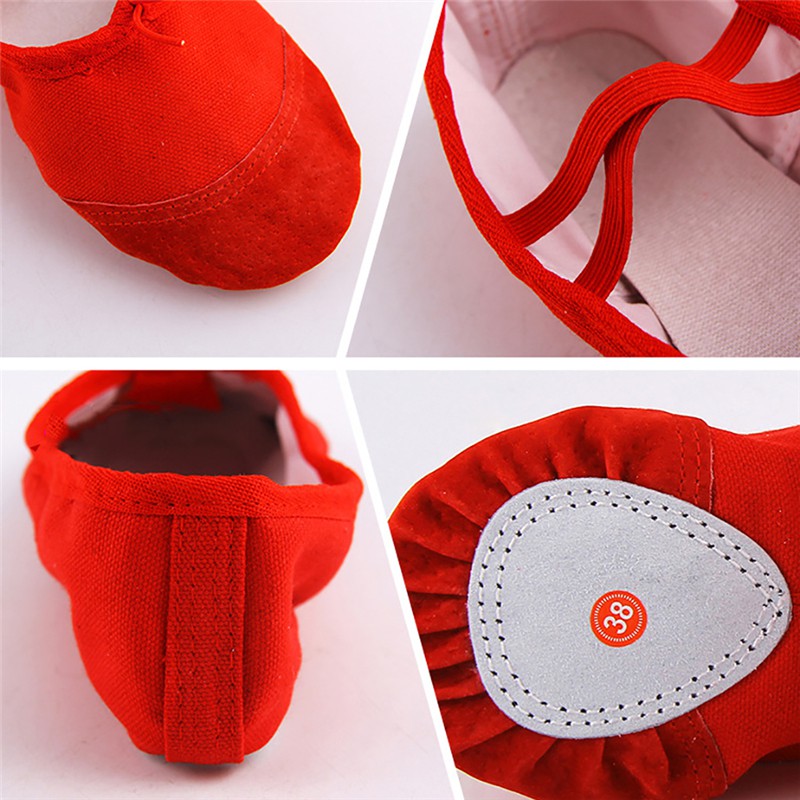 Giày tập múa ballet cho trẻ em và người lớn tiện dụng