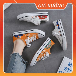 SIÊU RẺ - Giày Sneaker Thể Thao Nữ Họa Tiết Hoạt Hình Siêu Cute
