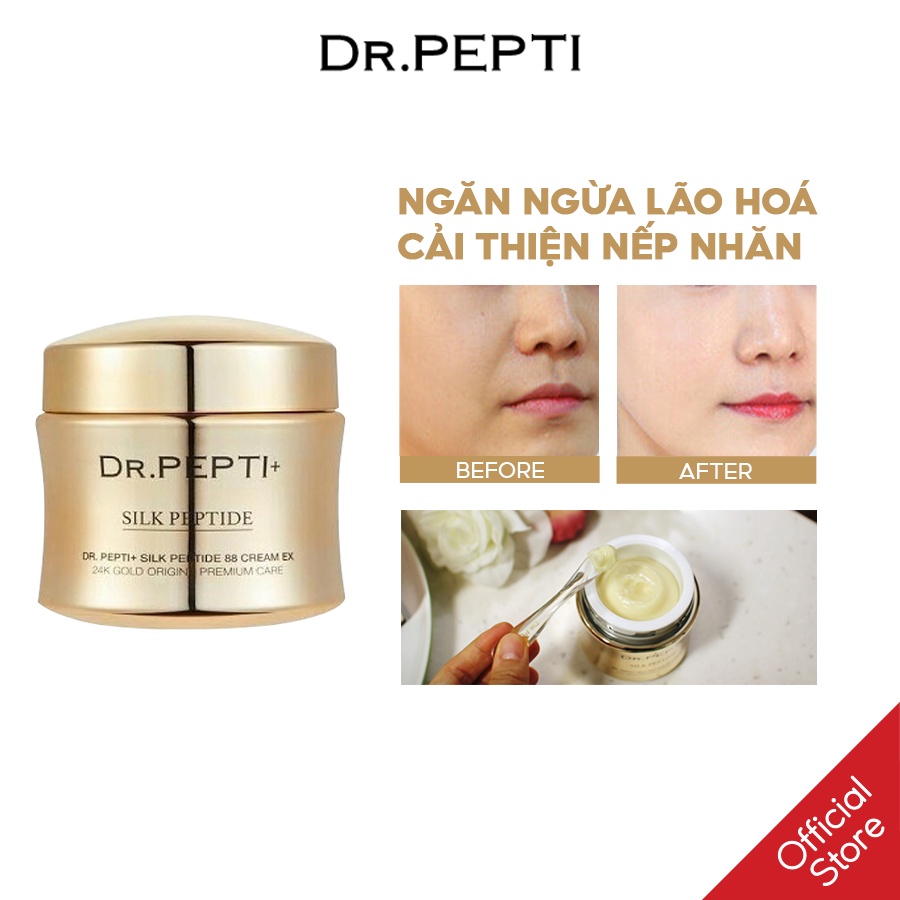 Kem Dưỡng Da Mặt Dr.pepti Silk Peptide 88 Cream Ex 12g