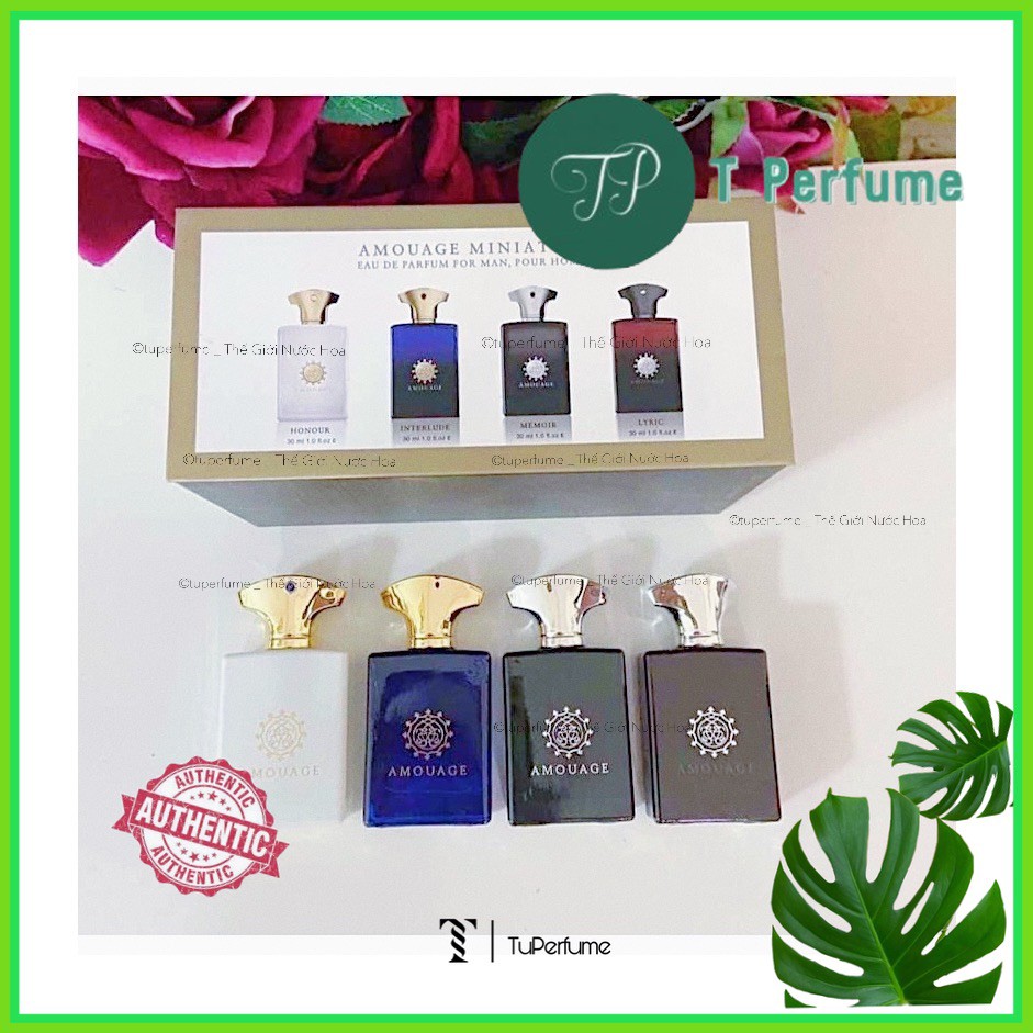 Set nước hoa  Amouage mini 4 chai 30ml. | BigBuy360 - bigbuy360.vn