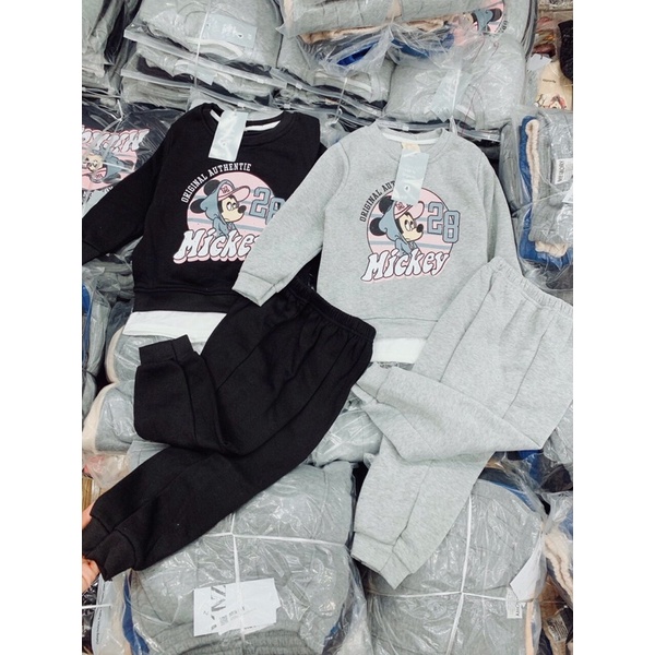 Bộ nỉ bông cho bé