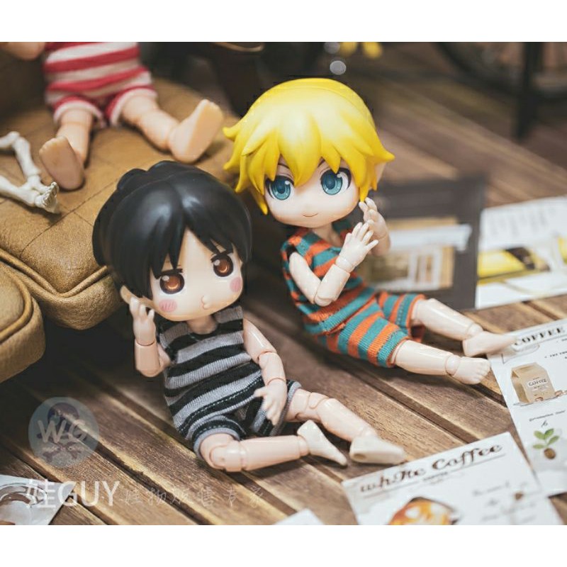 Đồ ngủ kẻ sọc - Quần áo cho ob11, UFdoll, piccodo9cm, ddf, ymy, Nendoll GSC, Nendoroid doll
