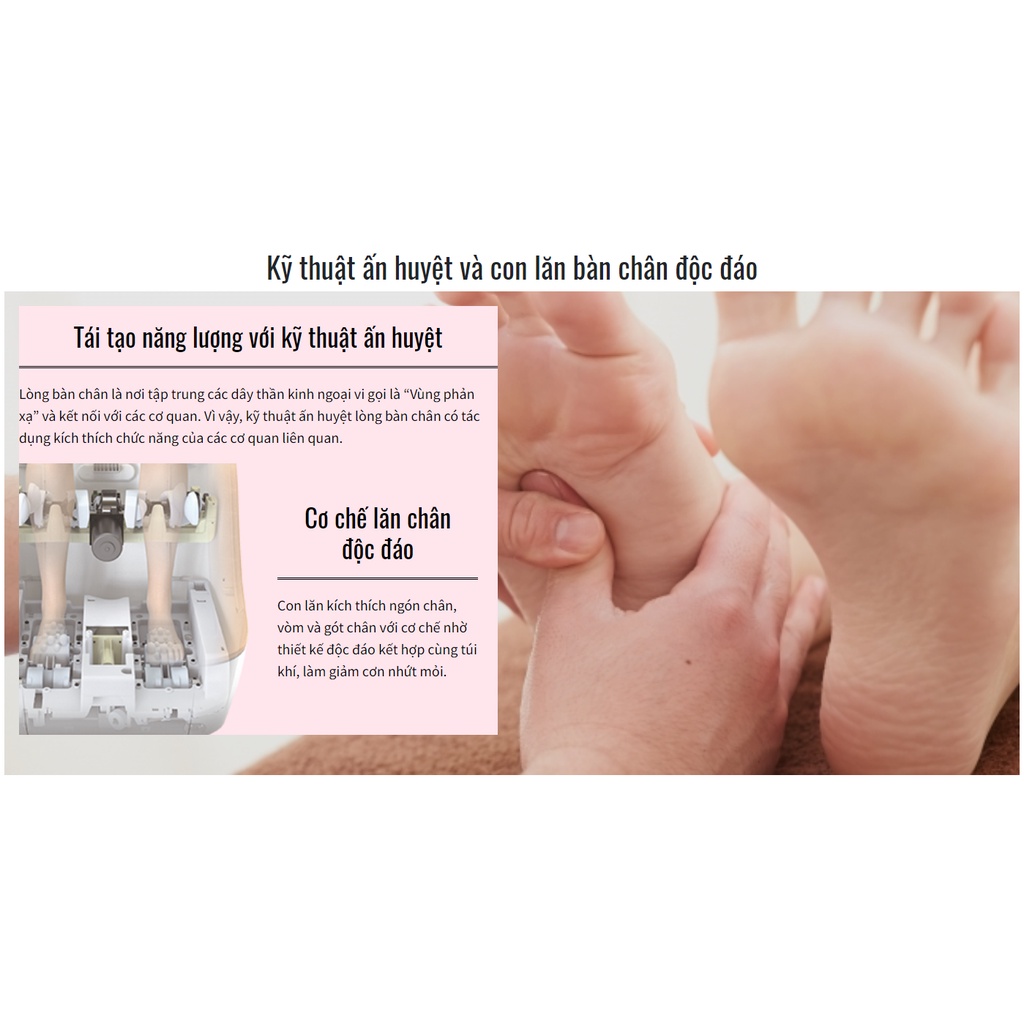 Máy Massage Chân Nhật Bản Johnson NEST FM210